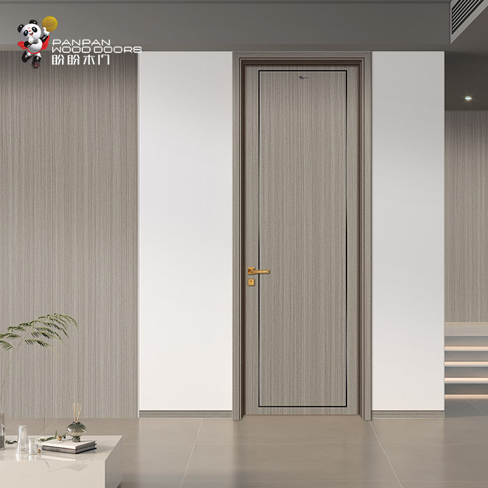 盼盼輕奢免漆門PA4-1|盼盼木門