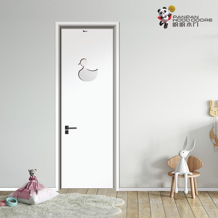 盼盼輕奢油漆門PA6-4|盼盼木門