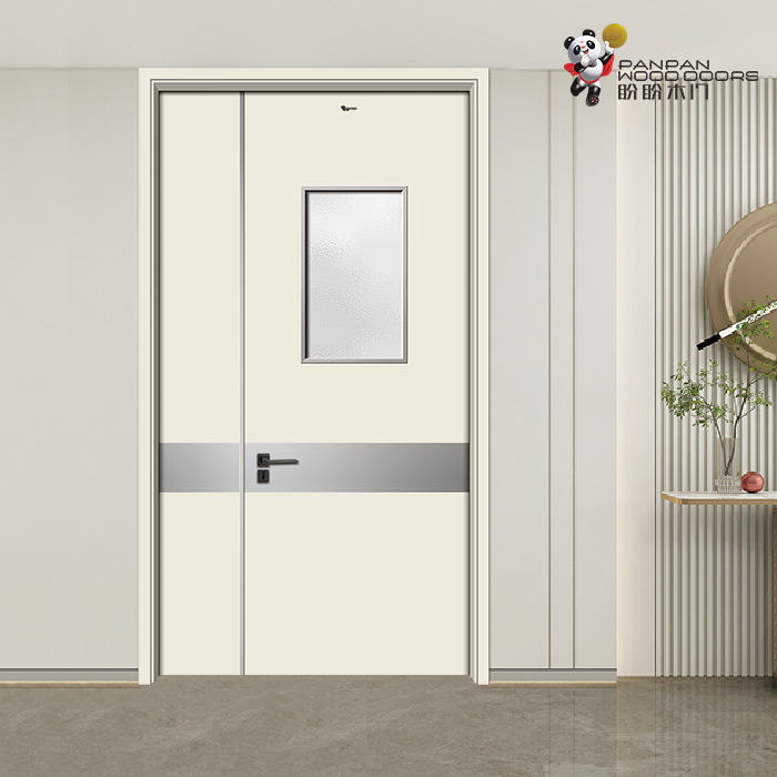 盼盼輕奢油漆門PA6-5|盼盼木門