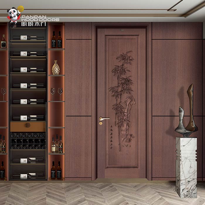 盼盼中式油漆門PC1-6|盼盼木門