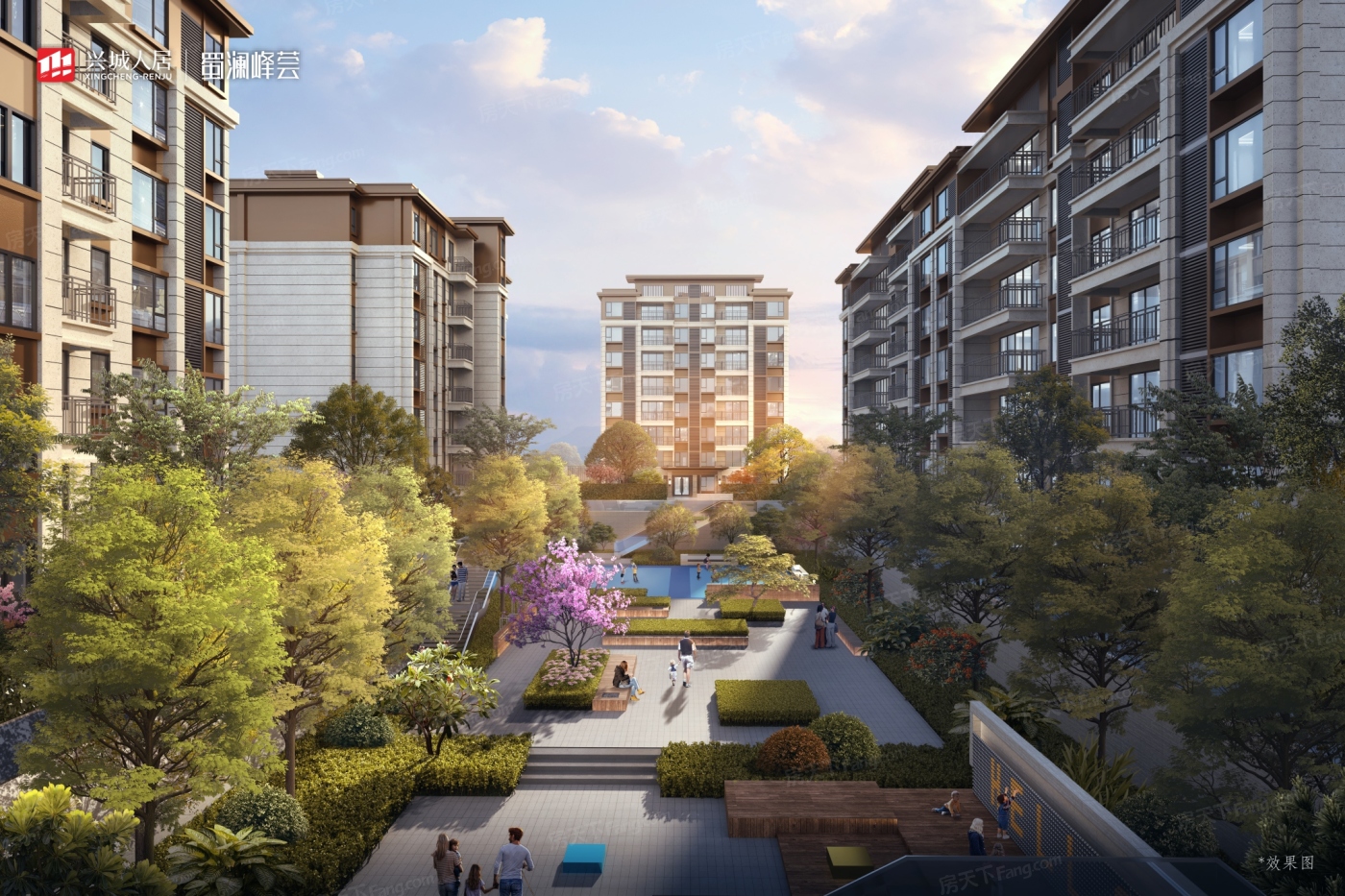 盼盼木門經(jīng)典案例——成都人居新津蜀峰薈項目