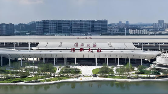 盼盼木門經典案例——紹興高鐵北站