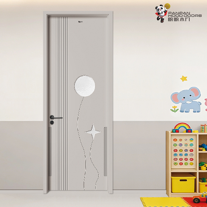 盼盼輕奢油漆門PA6-2|盼盼木門