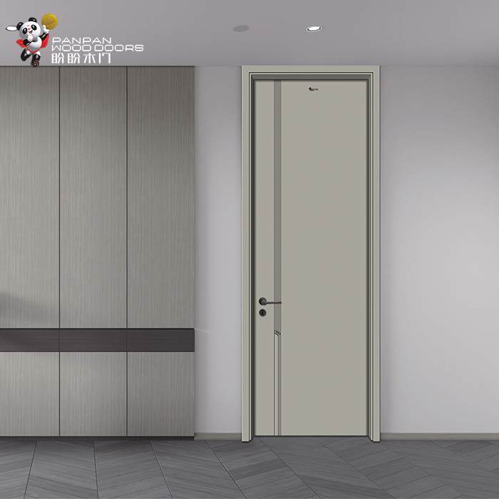 盼盼輕奢免漆門PA3-10|盼盼木門